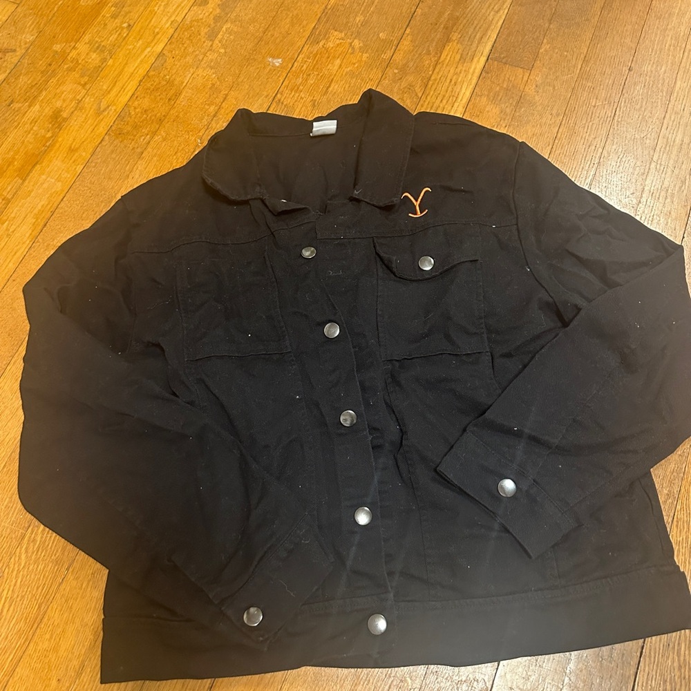 Black Denim Shirt Jacket